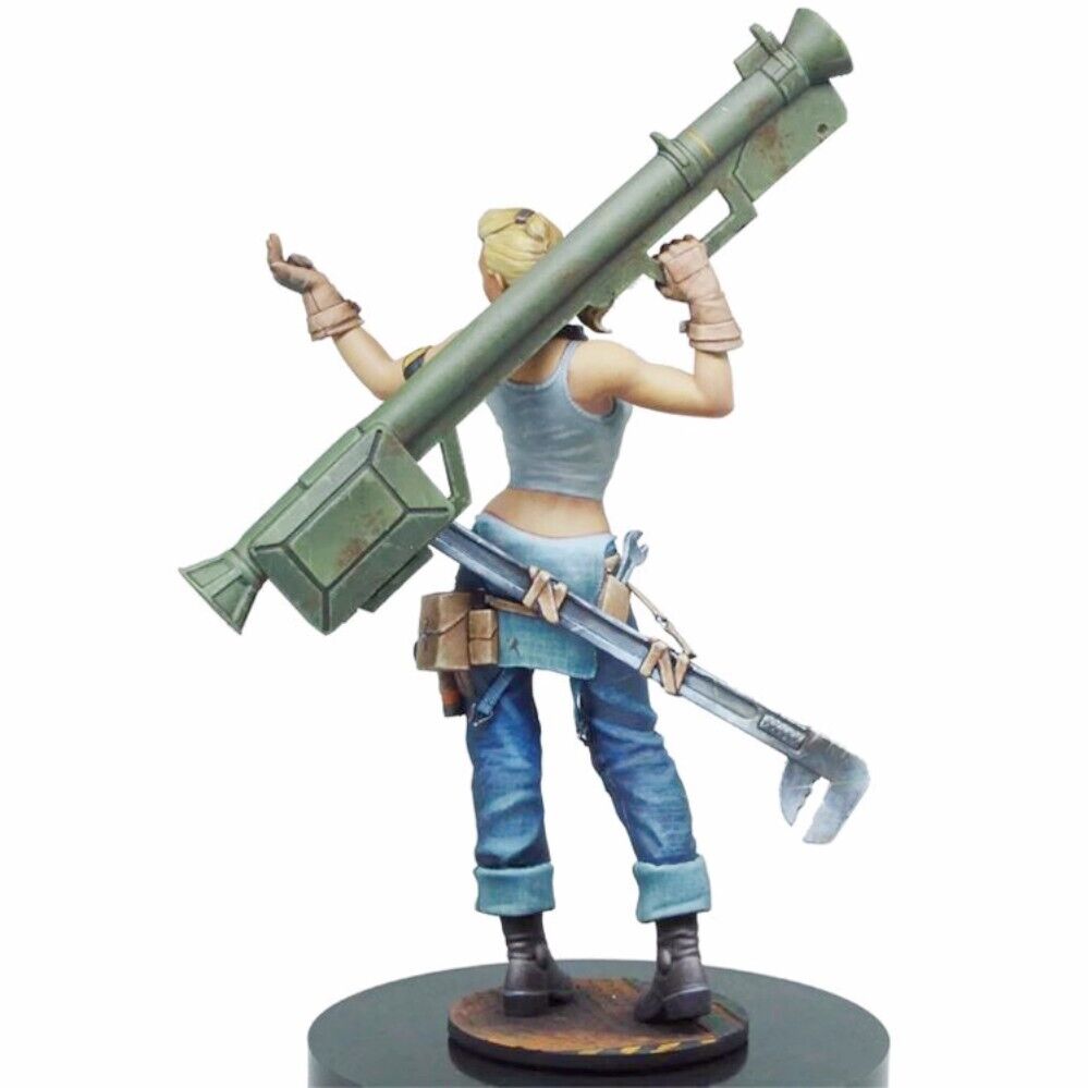 1/24 resin figure model Rosie Donovan Rocket Launcher Girl Unassembled Unpainted