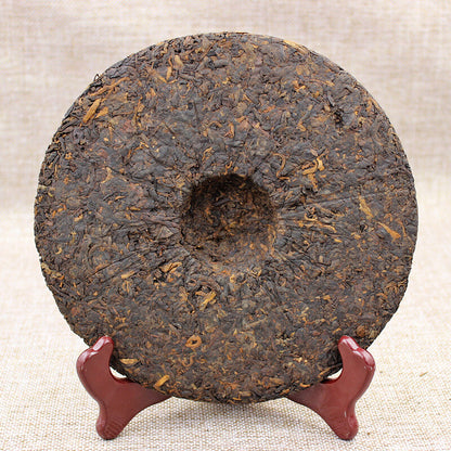 Menghai Puerh Ripe Tea 357g Tea Cake Brown Mountain Old Banzhang Ripe Tea