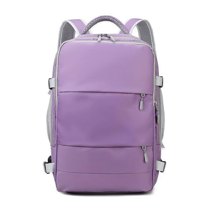 Pink Travel Backpack Water Repellent Anti-Theft Stylish Bags Luggage 28*16*43 CM