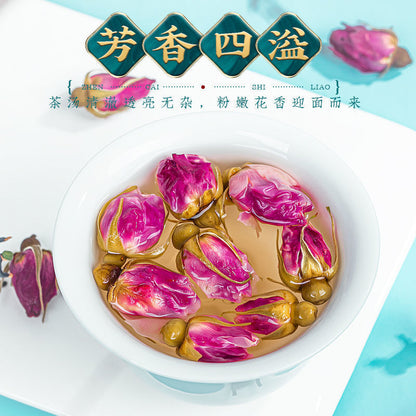 125g Double Rose Tea Herbal Tea Pingyin Rose Bud Fresh Sulfur-Free Dried Rose