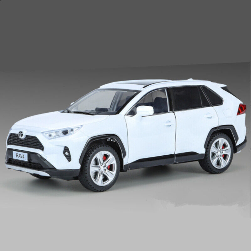 1:24 Toyota RAV4 SUV Diecast Model Cars Toy Off-road Vehicles Collection Gift