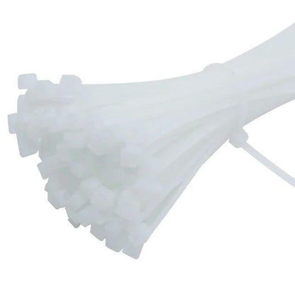 100 Pcs 2.5mm*150mmSelf Locking Nylon Cable Ties Plastic Zip Tie Binding Wrap