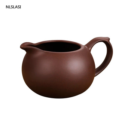 Yixing Purple Clay Fair Cup Cha Hai Master Teacup Handmade Tea Set Accessories