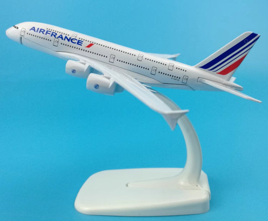 16cm AIR FRANCE AIRBUS A380 Passenger Airplane Aeroplane Diecast Aircraft Model
