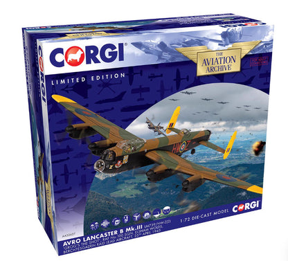 1:72 Corgi Avro Lancaster B Mk.III RAF Sqn100 1945 Bomber Diecast Plane Model