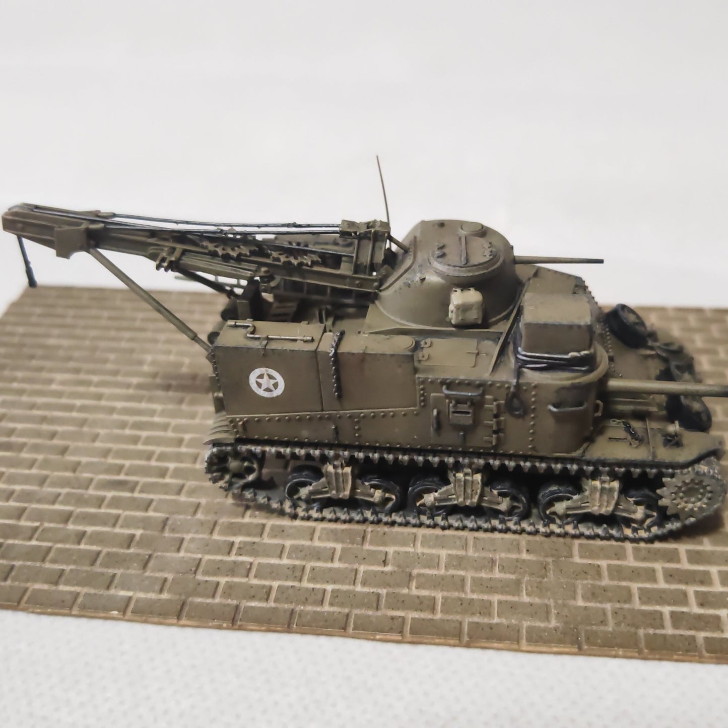 Manual 1/72 US M31 Armored Recovery Vehicle (ARV)‌ tank Painting model