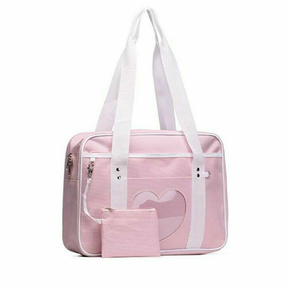 Women Girl Lolita Handbag Japanese High School JK Uniform Shoulder Bag Travel #