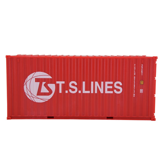 1:35 T.S.LINES 20GP Shipping Container Model Plastic Office Home Decorate Toy