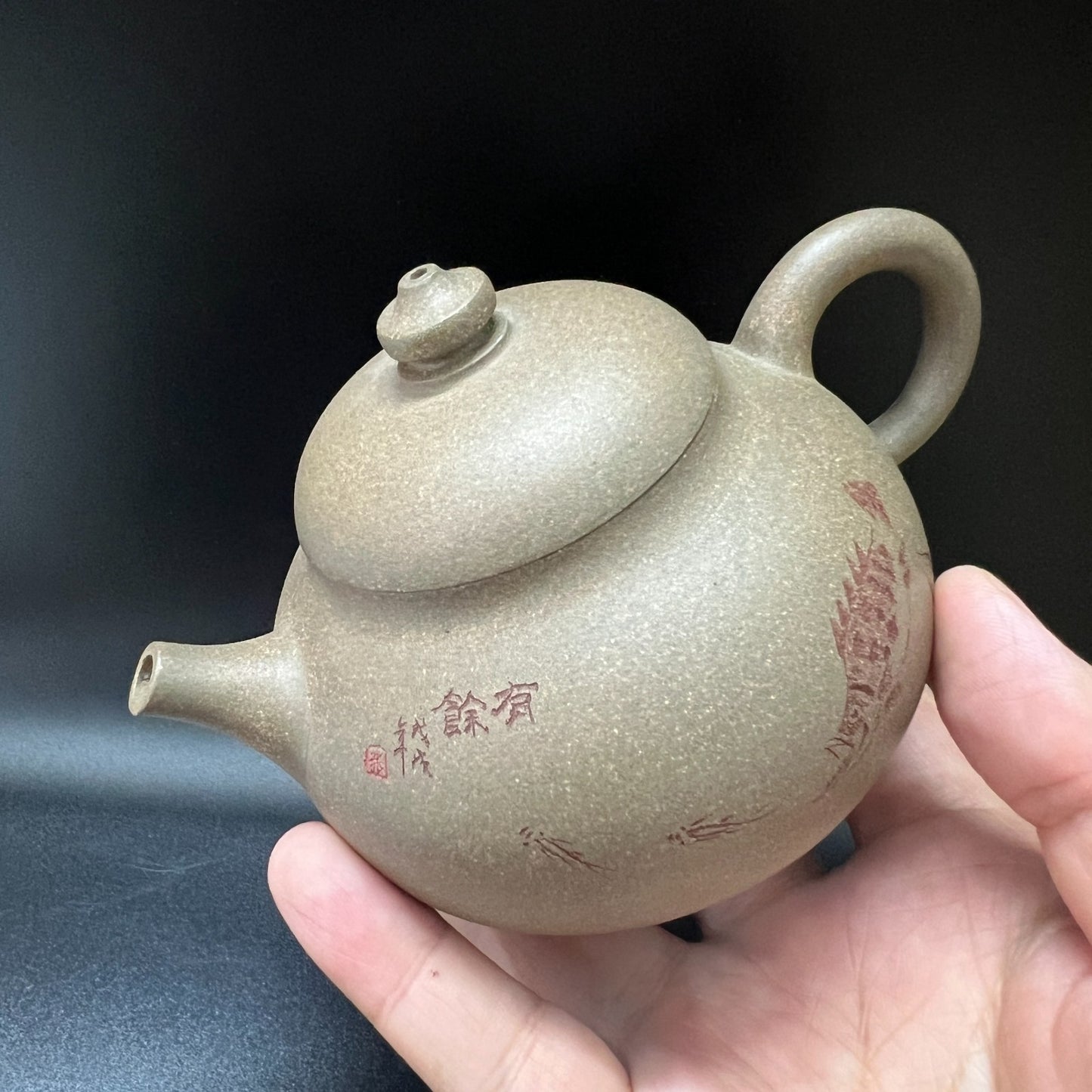170cc chinese Yixing Handmade Zisha teapot Duan clay YouYu Hu Gongfu Tea Pot