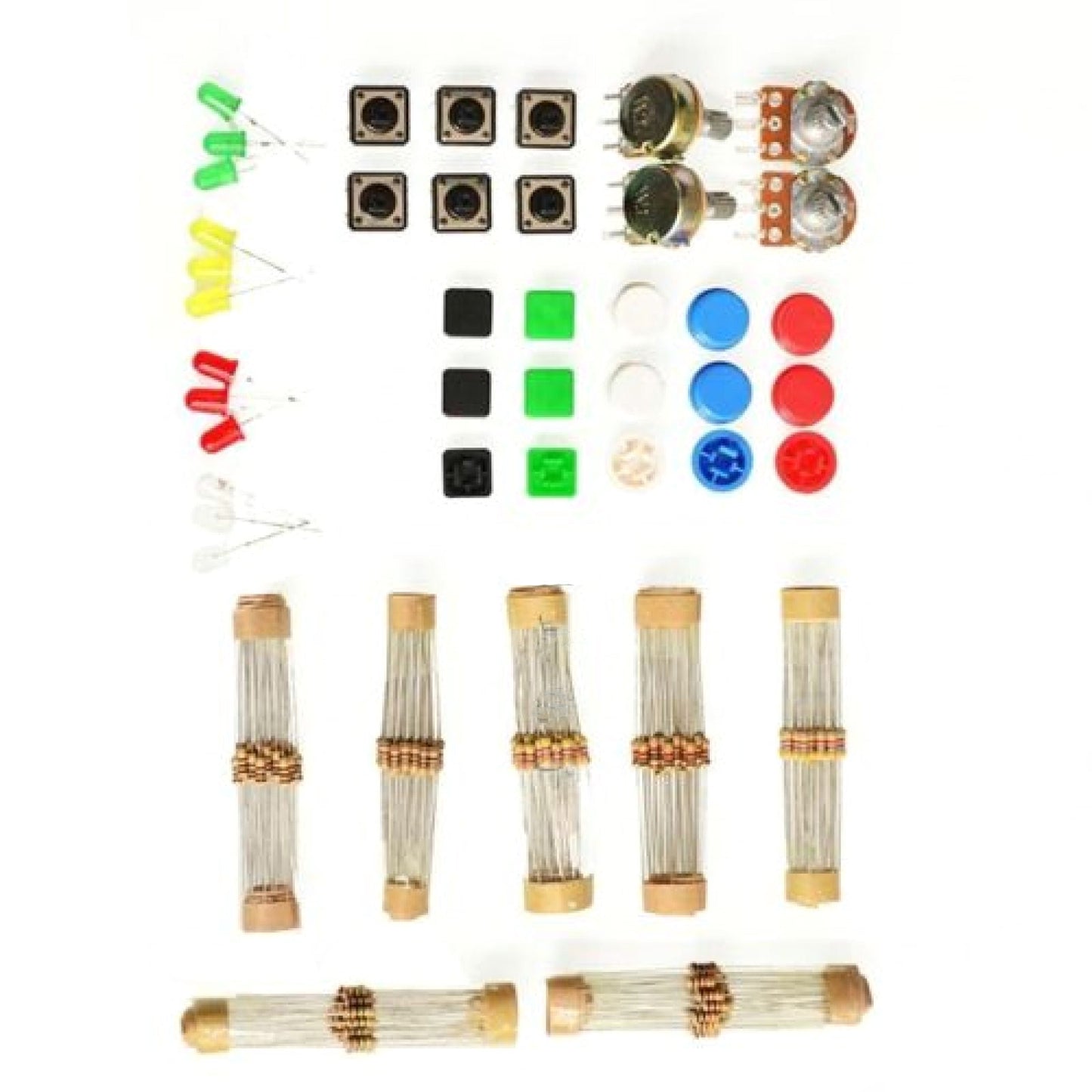 New Electronic Parts Pack KIT for ARDUINO component Resistors Switchs Buttons