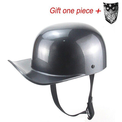 Motorcycle Vintage Retro Helmet Open Face Summer Adults Baseball Cap Helmets DOT