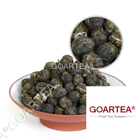 GOARTEA Premium Jasmine Tea Jasmine Dragon Pearl Green Tea Jasmine Green Tea Loose-