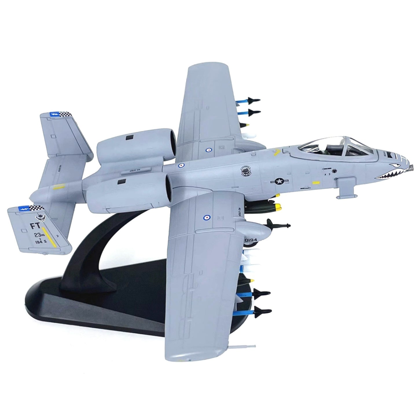 1:100 Scale US A-10A Attack Plane Finished Prototype Military Airplane Model