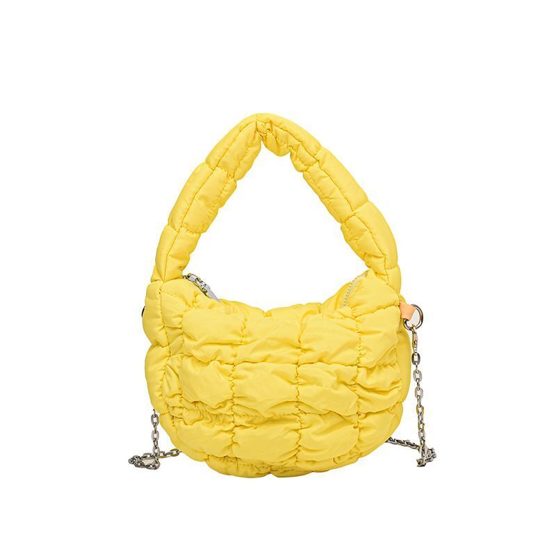 Handbag Pleated Mini Cloud Bag Messenger Chain Crossbody Shoulder Bags 20*13*6cm