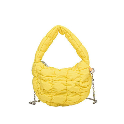 Handbag Pleated Mini Cloud Bag Messenger Chain Crossbody Shoulder Bags 20*13*6cm