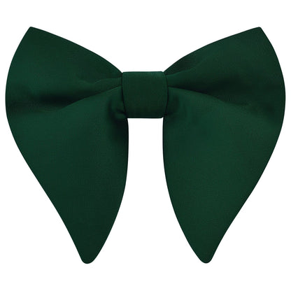 Men Bow Tie Silk Polyester Classic For Party Wedding Big Bowknot Casual Neckties