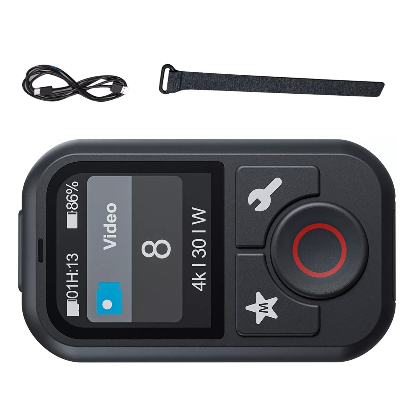 Bluetooth Remote Control W/1.4-inch HD Color Screen For GoPro Hero 13/12/11/10/9