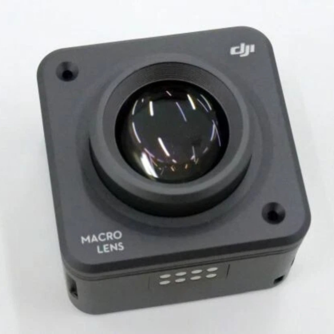 Original DJI Action 2 Macro Lens – Snap-On Close-Up, Optical Glass, Multi-Coated