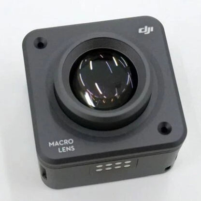Original DJI Action 2 Macro Lens – Snap-On Close-Up, Optical Glass, Multi-Coated