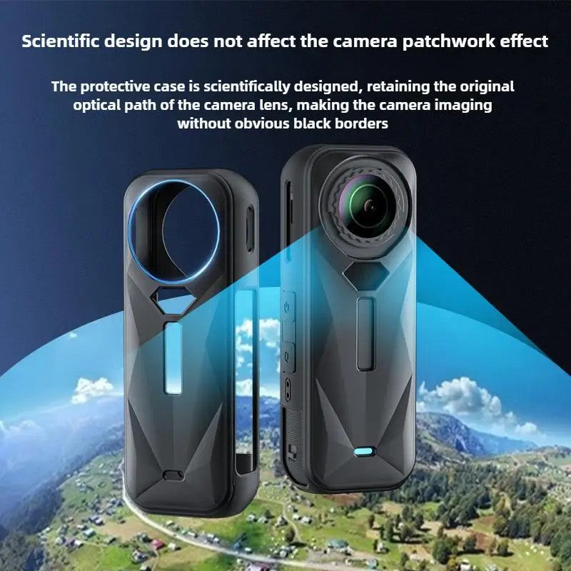 Camera Silicone Lens Cap Body Drop Protection Dust Cover for Insta360 X5