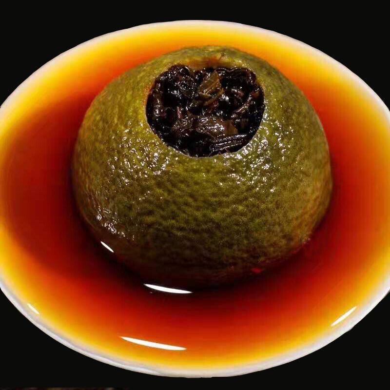Yunnan Ripe Puerh Tea Chenpi Puer China Aged Tea Loose Leaf Peel Puer 小青柑陈皮普洱