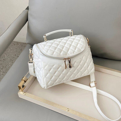 White Balck Crossbody Bags for Women PU Leather Handbag Bag Ladies Handbags