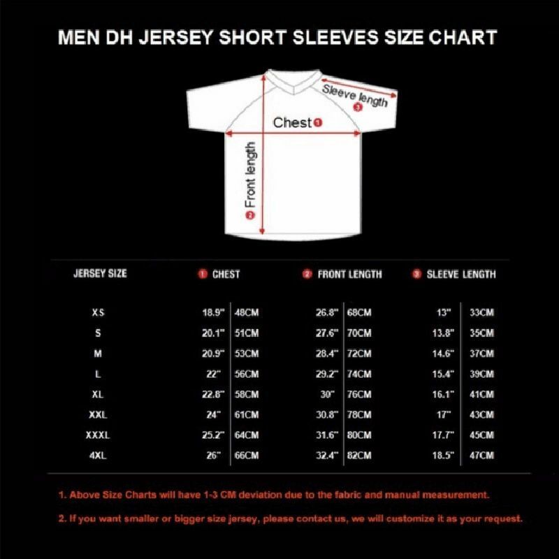 Downhill Jersey Skull Men Mountain Bike Offroad MX Cycling Clothes MTB Bicycle