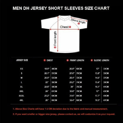 Downhill Jersey Skull Men Mountain Bike Offroad MX Cycling Clothes MTB Bicycle
