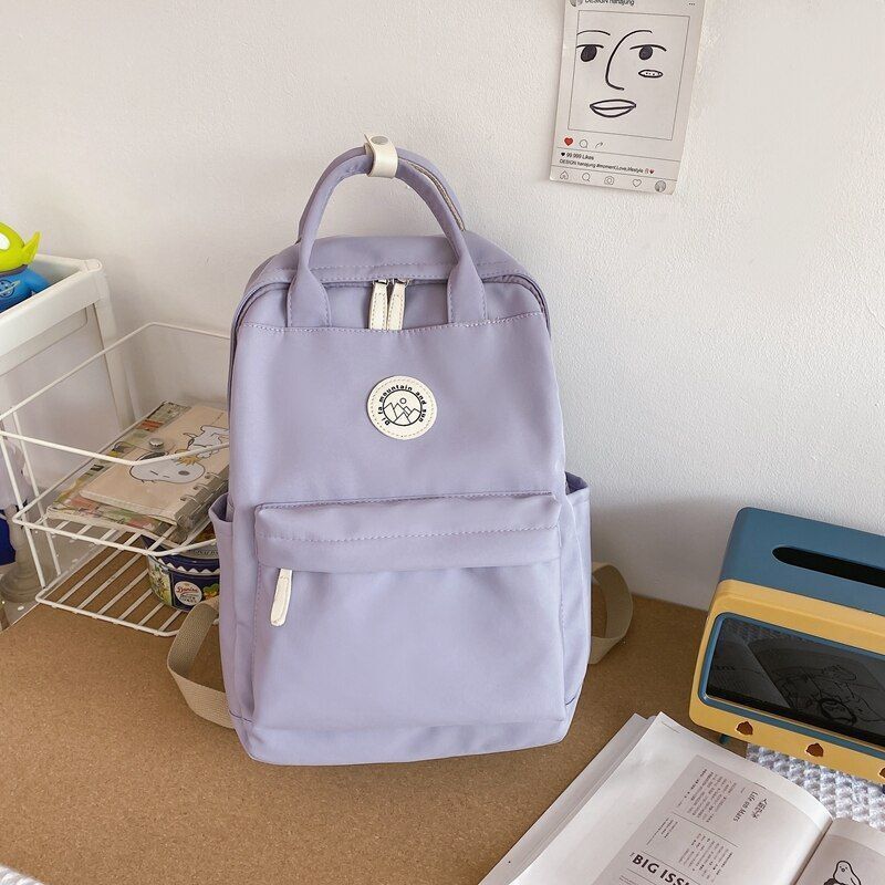 Waterproof Nylon Women Backpack Multifunction Travel Bags Schoolbag Student 1 PC