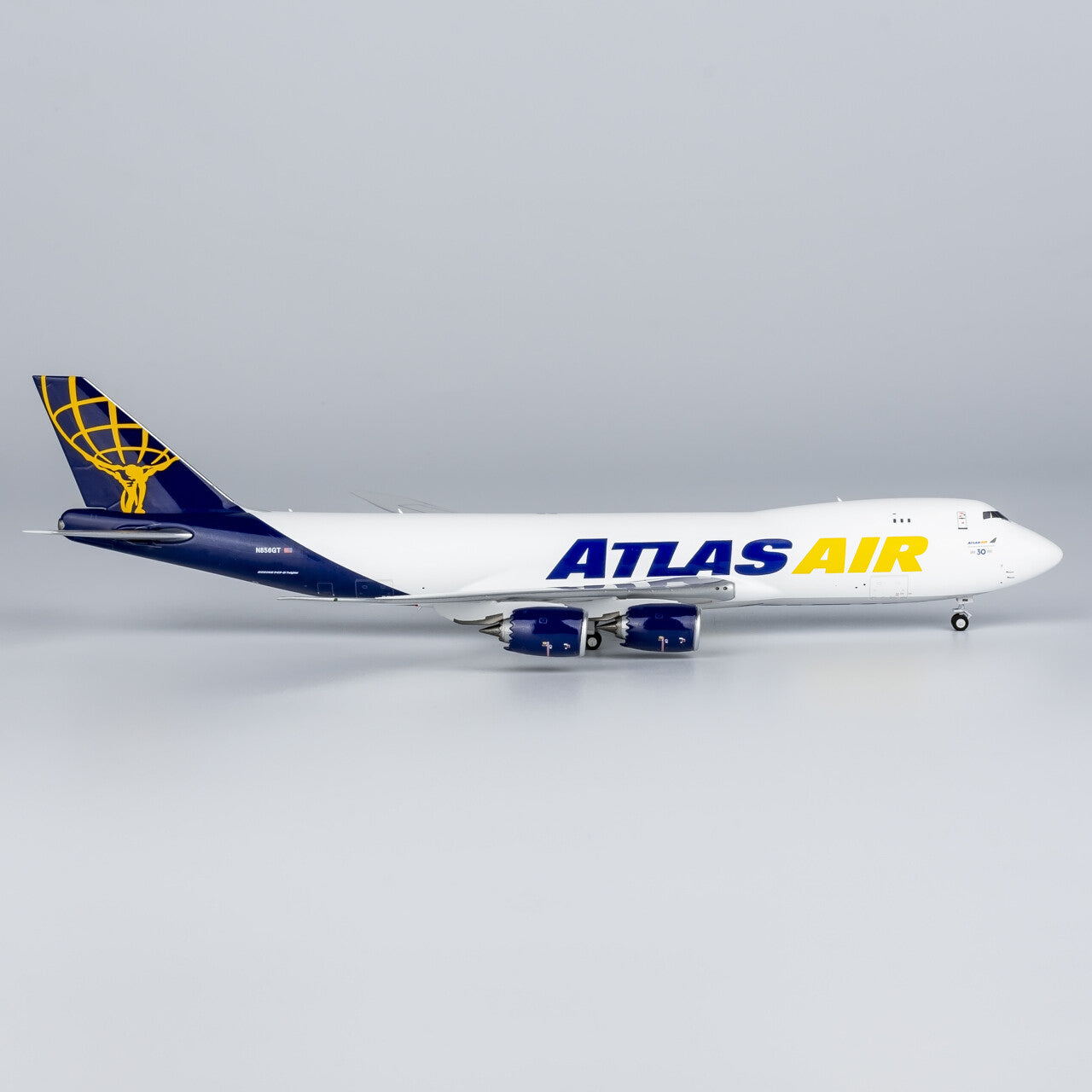 1:400 NG Model ATLAS AIR BOEING 747-8F Plane Airplane Diecast Aircraft Model