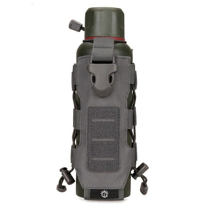 Tactical Nylon Water Bottle Pouch Canteen Cover Holster Hiking Kettle Bag