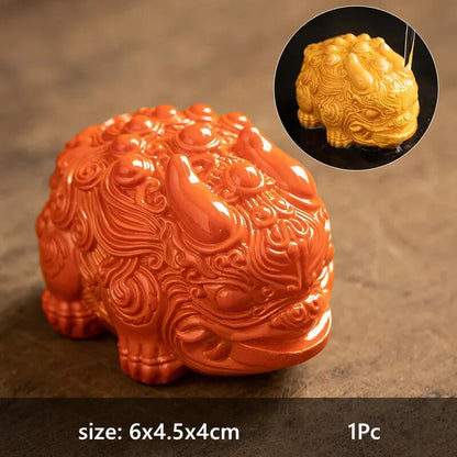 Mini Resin Color-changing Tea Pet Zhaocai Animal Sculpture Tea Table Decoration