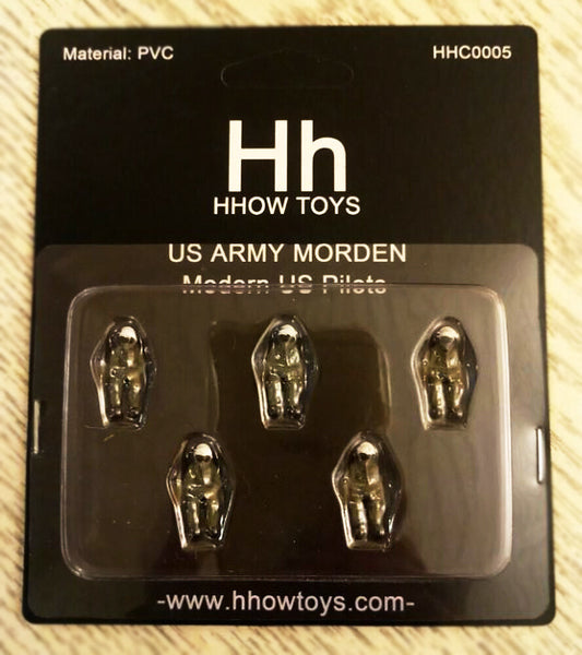 Modern US pilots 1/72 Finished 5 figures model Set Plastic