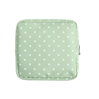 Storage Bag Napkin Pouch Cosmetic Bags Organizer Makeup Purse Nylon Black Travel