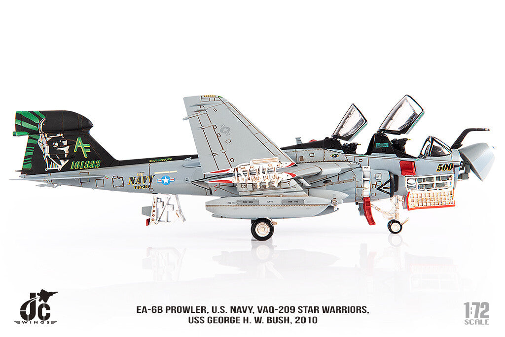 1:72 JC Wing EA-6B PROWLER.U.S.NAVY,VAQ-209 2010 Fighter Diecast Aircraft Model