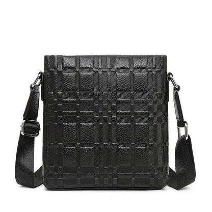 Man Messenger Business Shoulder Bags Cowhide Crossbody Male Men's Handbag