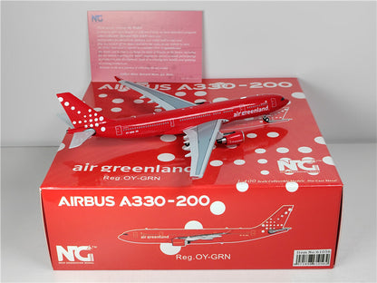 NG Models air greenland FOR AIRBUS A330-200 OY-GRN 1:400 Plane Pre-built Model