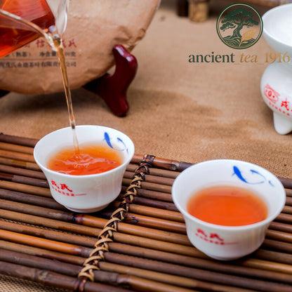400g Mengku Rongshi Lincang 2014 Shu Puer Mu Ye Chun 3yr Aged Pu'er Ripe Pu-erh