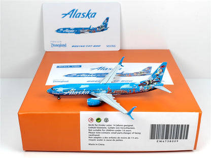 1:400 JC Wings ALASKA BOEING B737-800 Passenger Airplane Diecast Aircraft Model