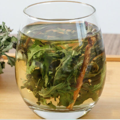 Dandelion tea naturally processes bulk tea without harmful chemicals-