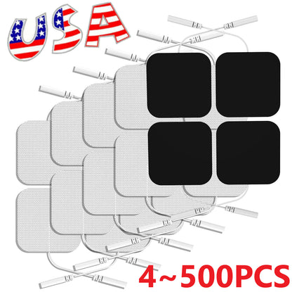 40 TENS Electrode Pads EMS Replacement Unit 7000 3000 2x2 Muscle Stimulator BULK
