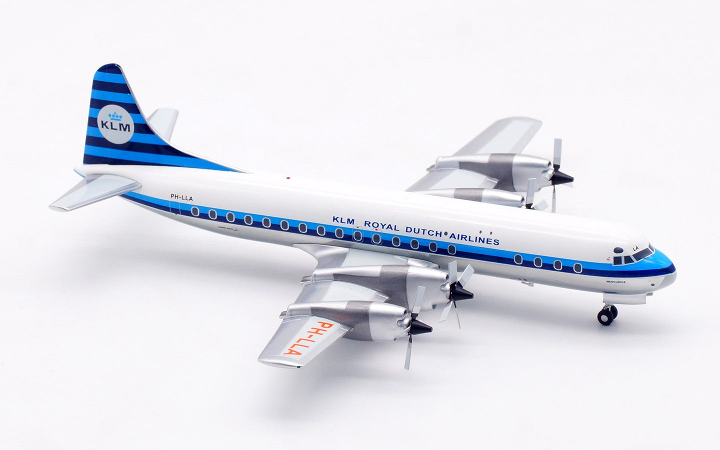 1:200 InFlight KLM Lockheed L-188C Passenger Airplane Diecast Aircraft Model