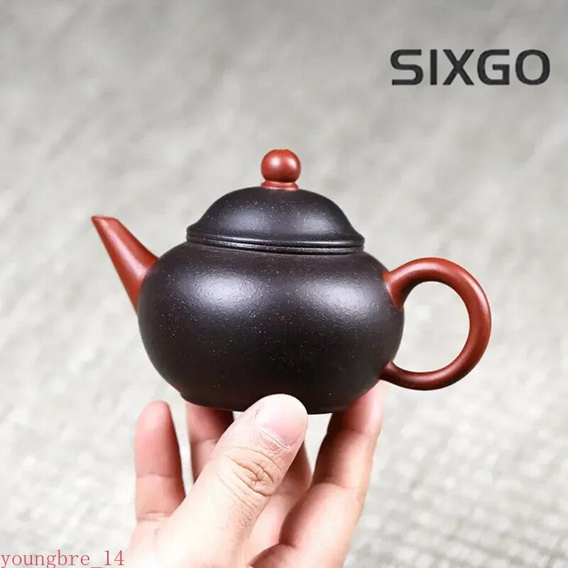 Yixing Purple Clay Teapots Handmade Tea Pot Black Gold Purple Sand Kettle