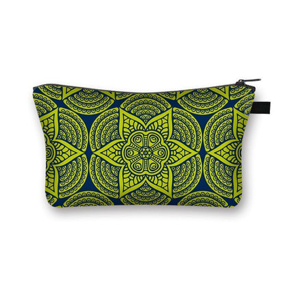 Vintage Pattern Multifunctional Cosmetic Bags Organizer Gothic Wallet Polyester