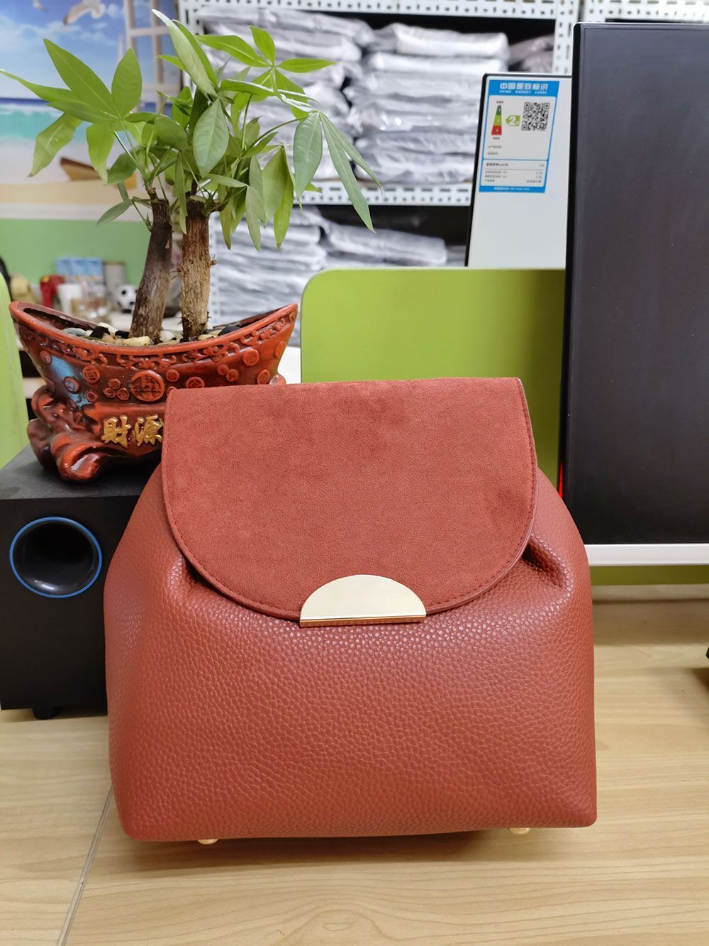 Bucket Bags Women Handbags Leather Shoulder Bag 20*24*10 cm Shoulder Strap 115CM