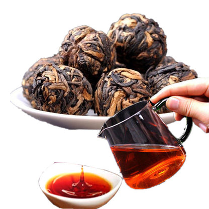100g Dianhong Black Tea Small Golden Ball Stomach Care Diuretic Handmade Red Tea