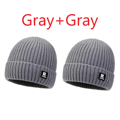 2PCS Military Tactical Skull Cap Winter Warm Fleece Windproof Ski Beanie Hats
