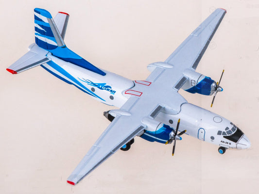 1:400 JC Wings Vulkan Air Antonov An-26B Passenger Plane Diecast Aircraft Model