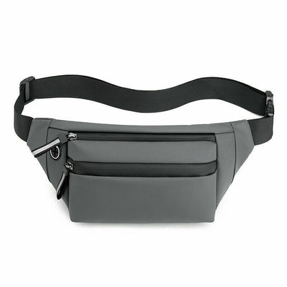 Men Belt Bag Chest Pack Male Waist Bag Sports Pack Men's Travel Shoulder Bags