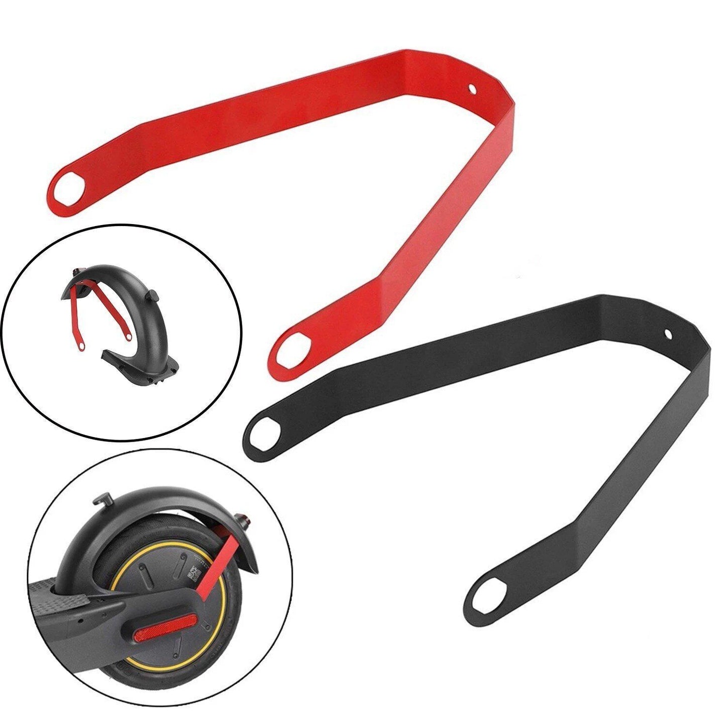 Electric Scooter Rear Fender Bracket Mudguard Shockproof Replacement Parts PVC